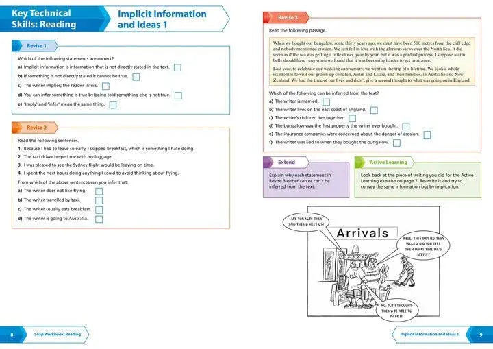 Collins GCSE Grade 9-1 SNAP Revision - AQA GCSE 9-1 English Language Reading (Papers 1 & 2) Workbook