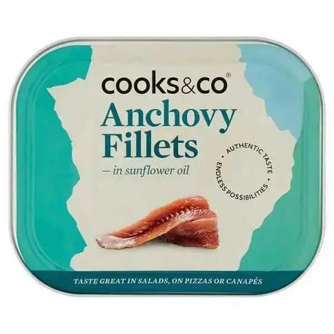 Cooks & Co Anchovy Fillets in Sunflower Oil