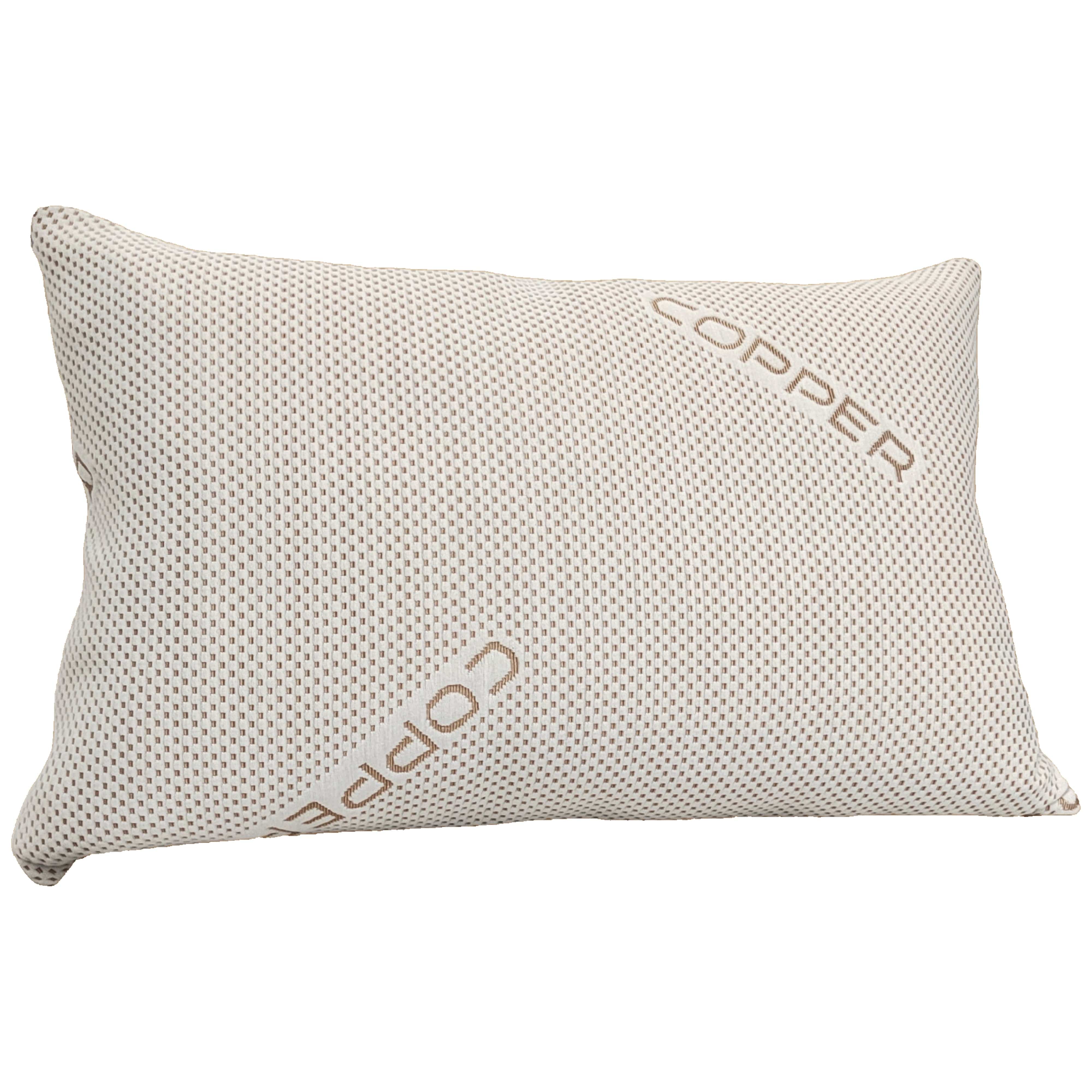 OLIVIA ROCCO Copper Infused Memory Foam Pillow For Skin Health Hypoallergenic Premium Fibre Filling Luxury Comfort With Copper Fabric Cover