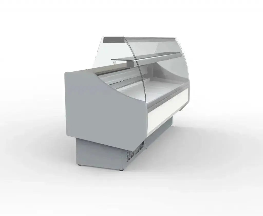 Coreco Refrigerated Curved Glass Serveover 2525mm - CVED-8-25-C