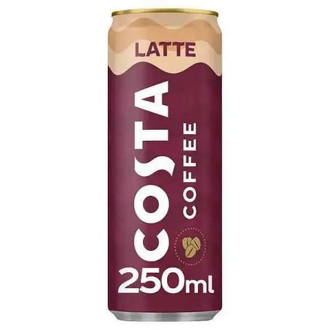 Costa Coffee Latte 12 x 250ml Cans
