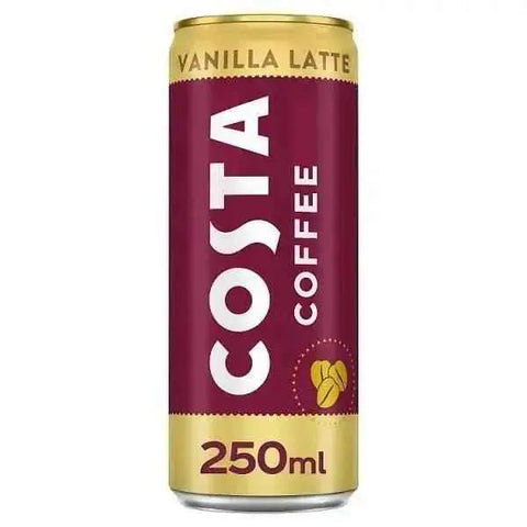 Costa Coffee Vanilla Latte 250ml (Case of 12)