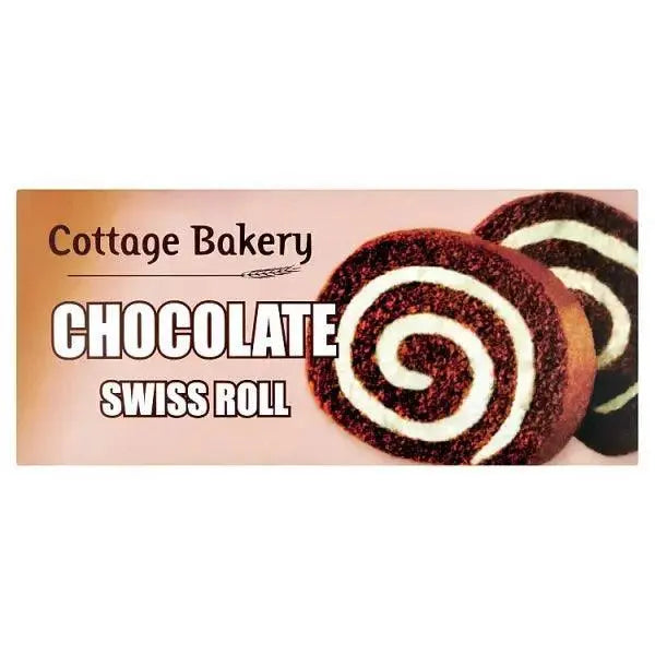 Cottage Bakery Chocolate Swiss Roll 200g (Case of 6)