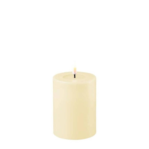 Cream Realistic LED Candle - 10cm