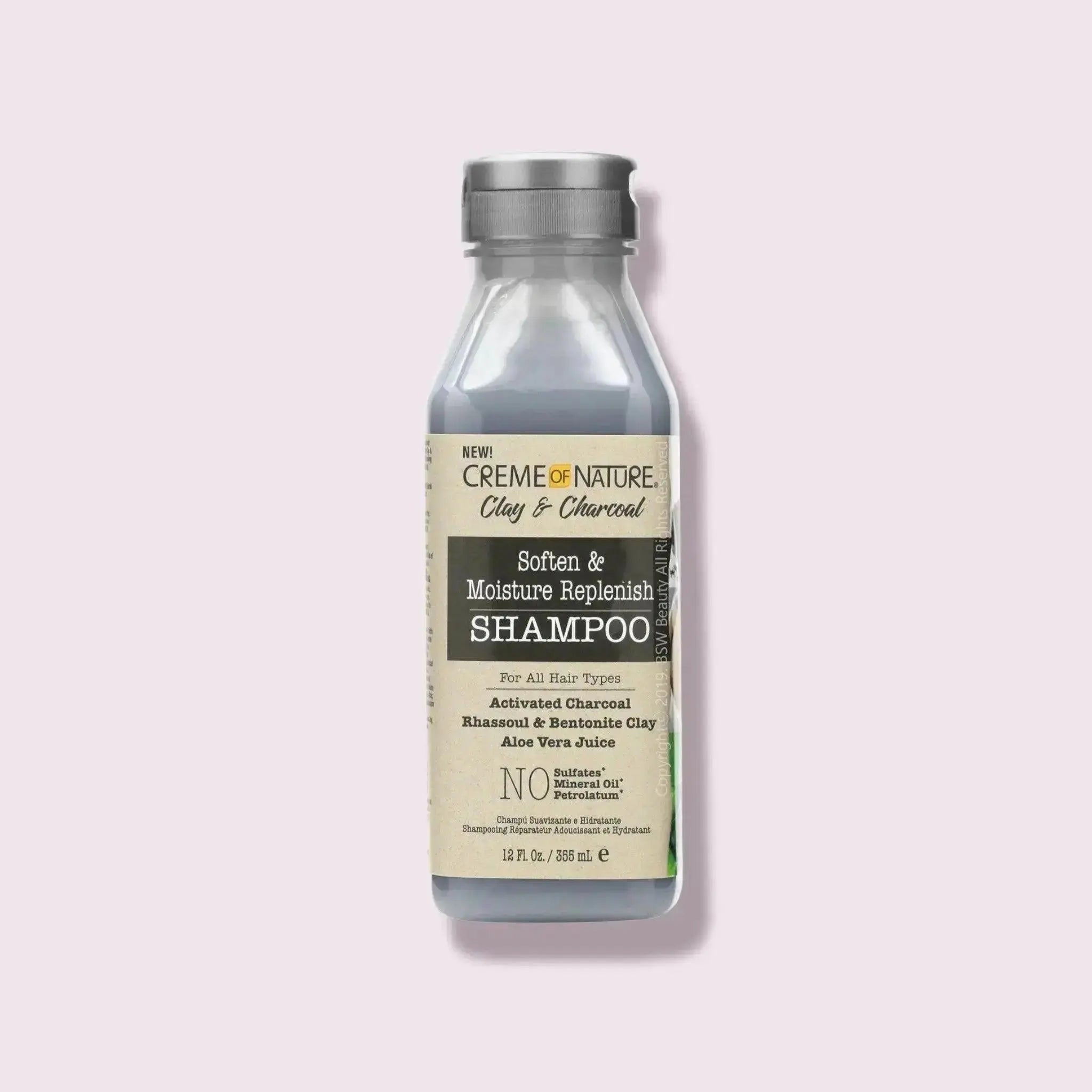 Creme Of Nature Clay and Charcoal Shampoo 12 Ounce (355ml)