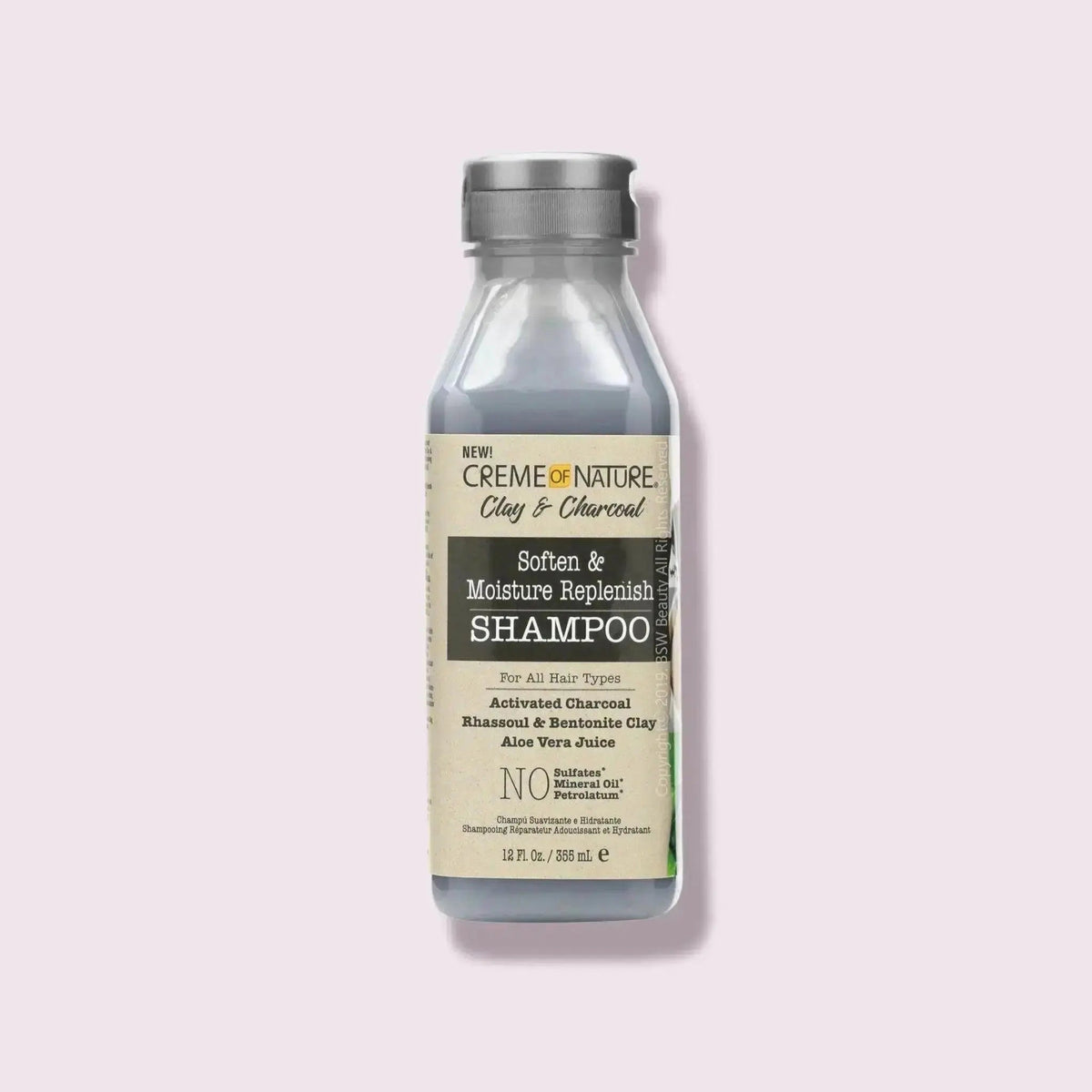 Creme Of Nature Clay and Charcoal Shampoo 12 Ounce (355ml)