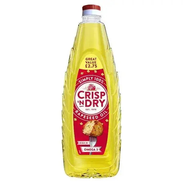 Crisp 'n Dry Rapeseed Oil 1 Litre (Case of 8)