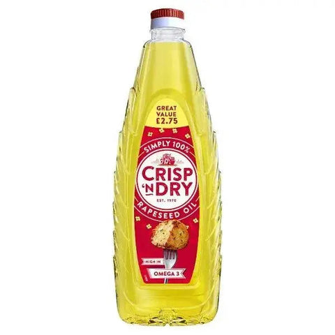 Crisp 'n Dry Rapeseed Oil 1 Litre (Case of 8)