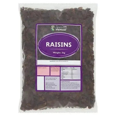 Curtis Raisins 2kg Suitable for vegetarians