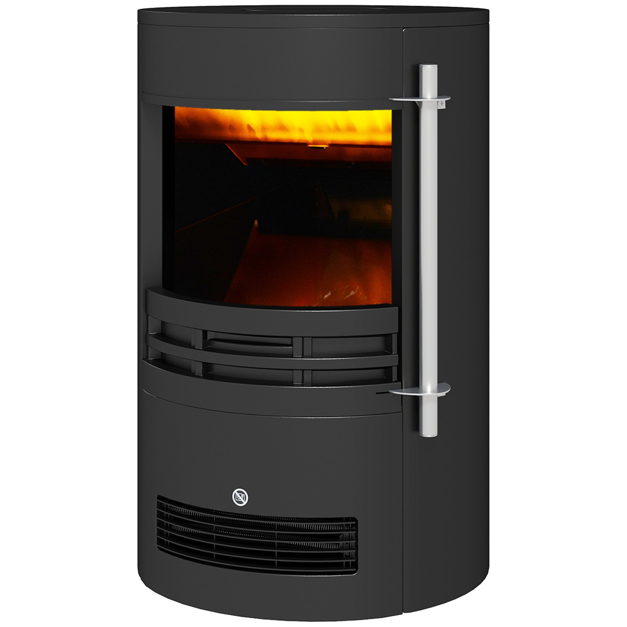 Electric Fireplace Heater 900W/1800W-Black