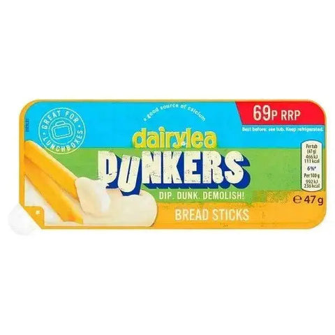 Dairylea Dunkers Breadsticks Cheese Snack 69p 43g (Case of 15)