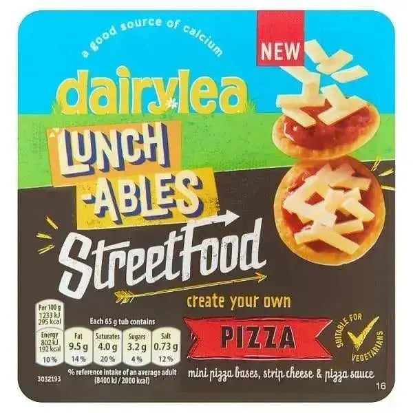 Dairylea Lunchables Street Food Pizza 65g (Case of 10)