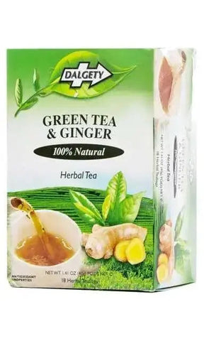 Dalgety Green Tea & Ginger, 40g
