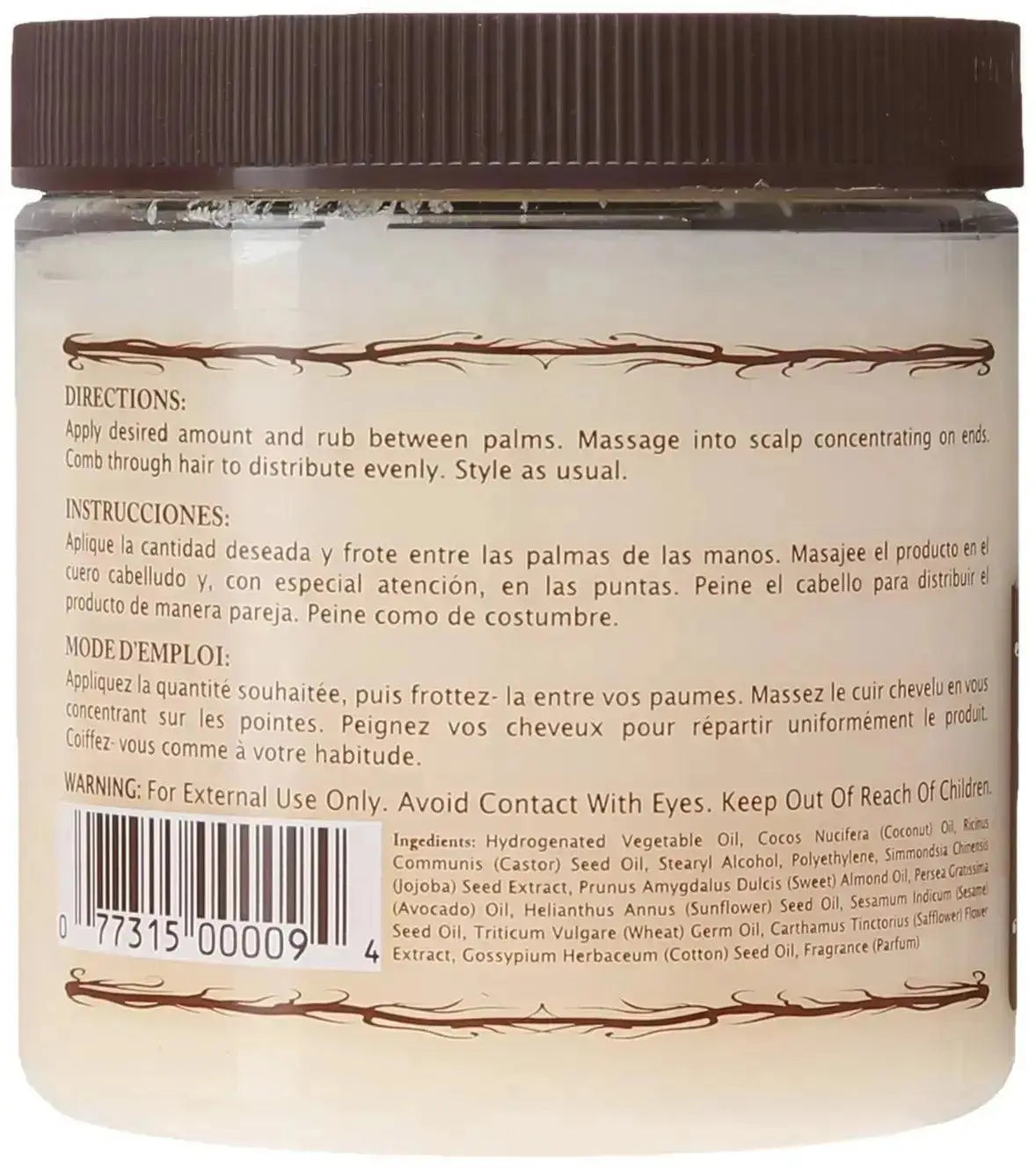 Dax Roots Jojoba Oil 225ml (Pack of 2)