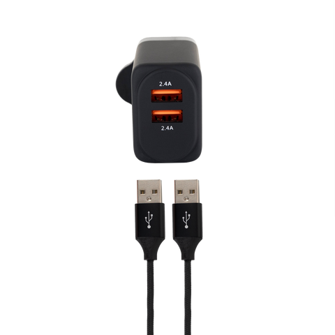 Our Pure Planet (Harry Kane's ECO Brand) - 24W Dual USB-A Wall Charger (UK port)
