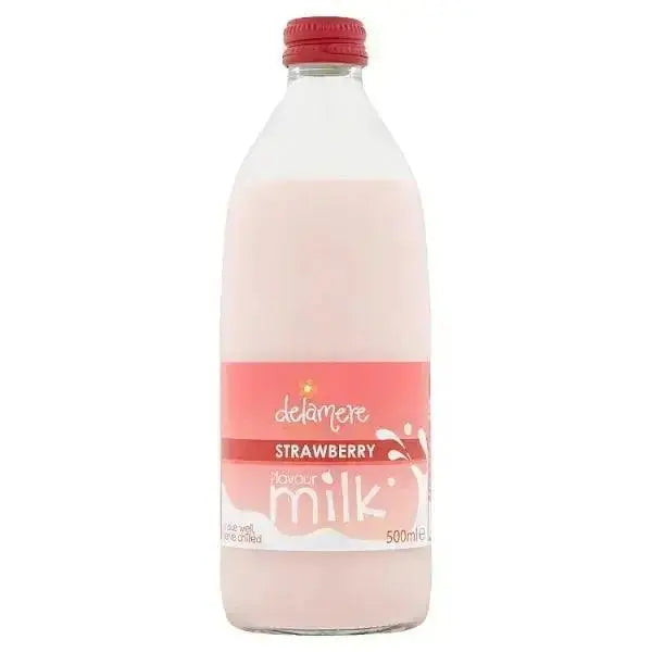 Delamere Dairy Strawberry Flavour Milk 500ml (Case of 12)