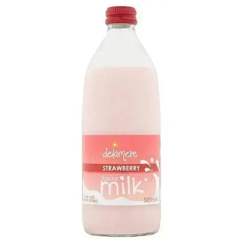 Delamere Dairy Strawberry Flavour Milk 500ml (Case of 12)