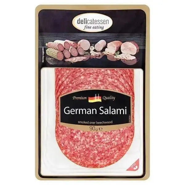 Delicatessen Fine Eating German Salami 10 Slices 90g