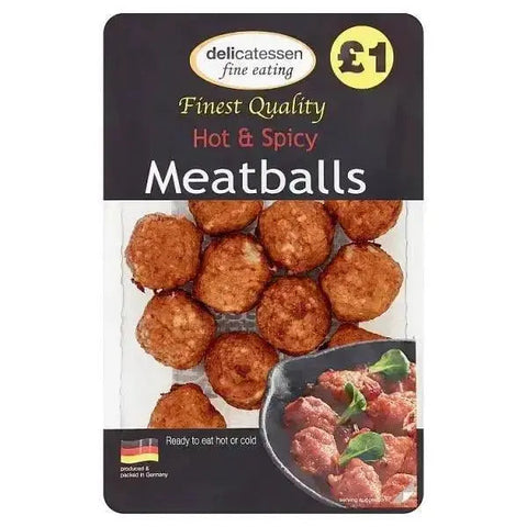 Delicatessen Fine Eating Hot & Spicy Meatballs 200g
