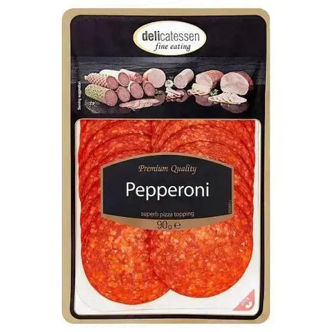 Delicatessen Fine Eating Pepperoni 20 Slices 90g