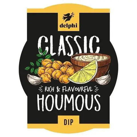 Delphi Classic Houmous Dip 170g Gluten-free