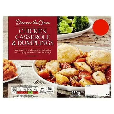 Discover the Choice Chicken Casserole & Dumplings 450g