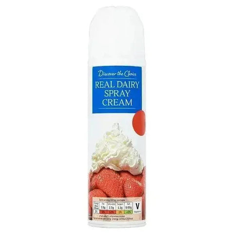 Discover the Choice Real Dairy Spray Cream 250g