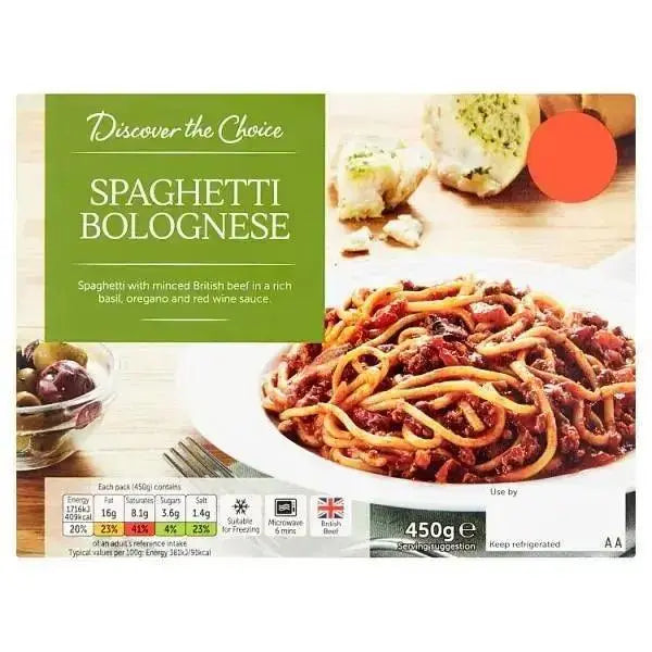 Discover the Choice Spaghetti Bolognese 450g