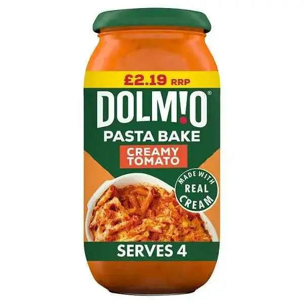 Dolmio Pasta Bake PMP £2.19 Creamy Tomato Pasta Sauce 500g (Case of 6)