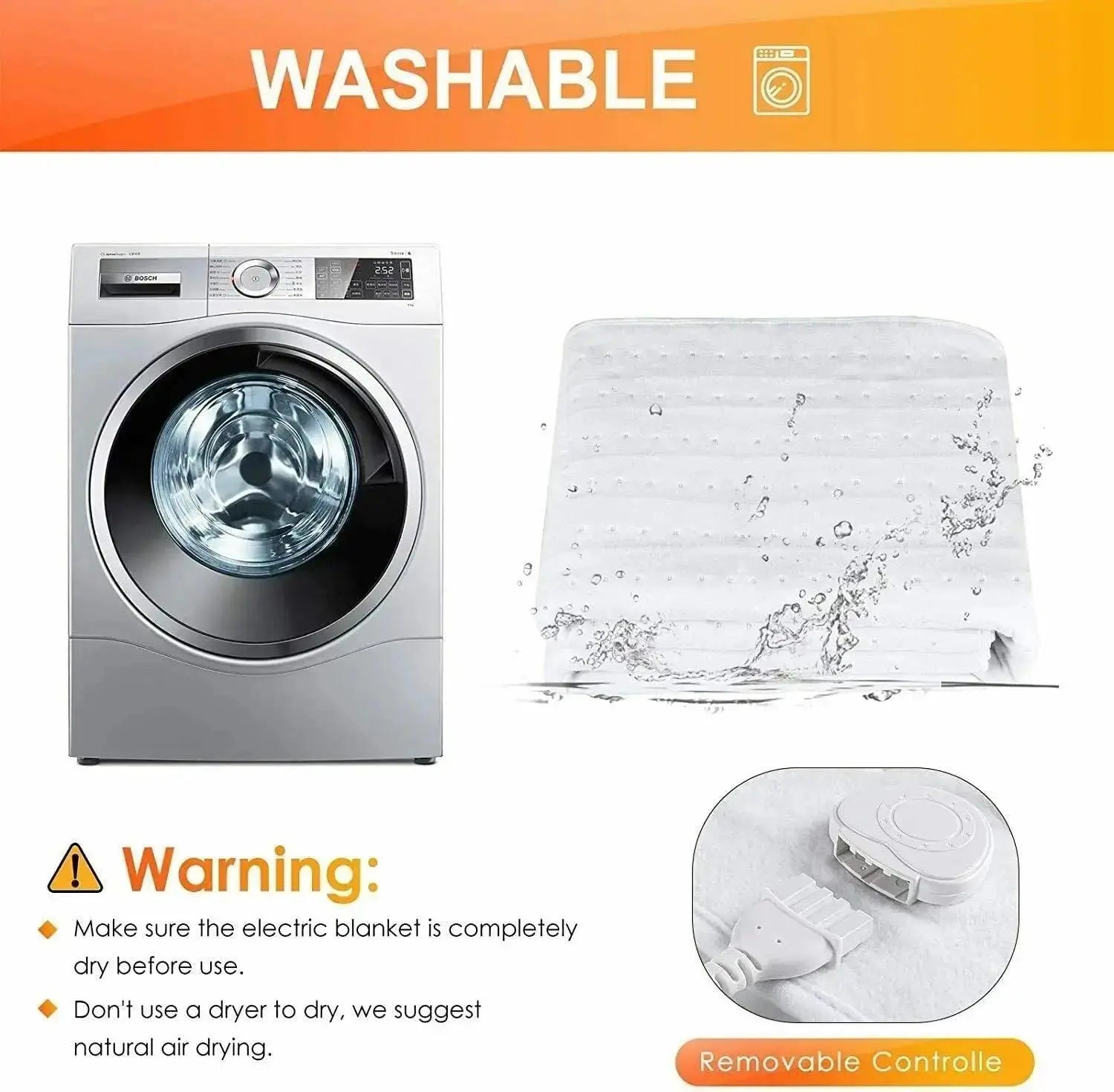Double Economical Electric Blanket Ultrasonic Welding Fabric Heating Bed Mat Warmer