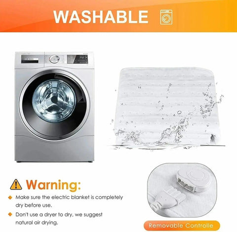 Double Economical Electric Blanket Ultrasonic Welding Fabric Heating Bed Mat Warmer