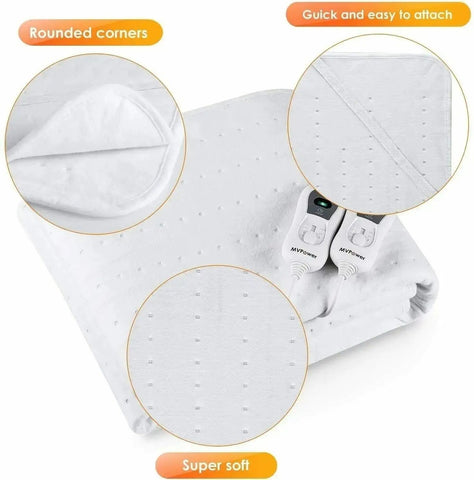 Double Economical Electric Blanket Ultrasonic Welding Fabric Heating Bed Mat Warmer
