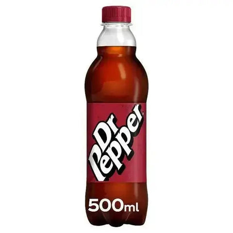Dr Pepper 500ml (Case of 12) Sparkling Fruit Flavour