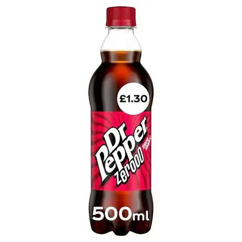 Dr Pepper Zero 500ml (Case of 12)