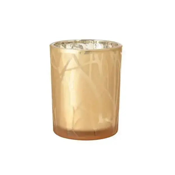Duni Shimmer Sand Candleholder Glass 100 x 80mm