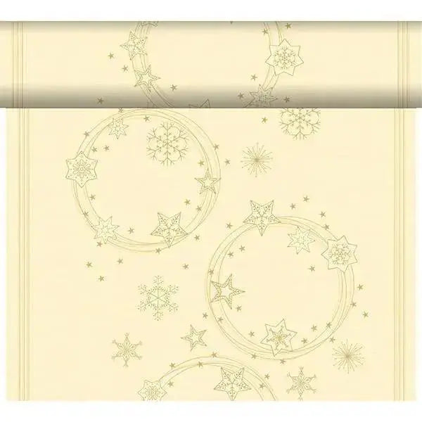 Duni Star Shine Cream Dunicel Tete a Tete 0.4x24m