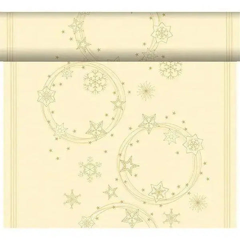 Duni Star Shine Cream Dunicel Tete a Tete 0.4x24m