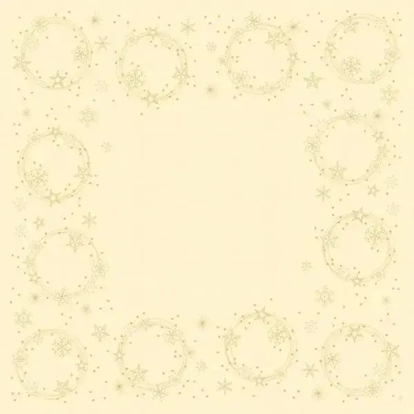 Duni Star Shine Cream Slipcover Dunisilk 84x84cm