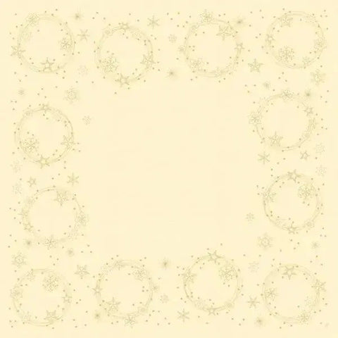 Duni Star Shine Cream Slipcover Dunisilk 84x84cm
