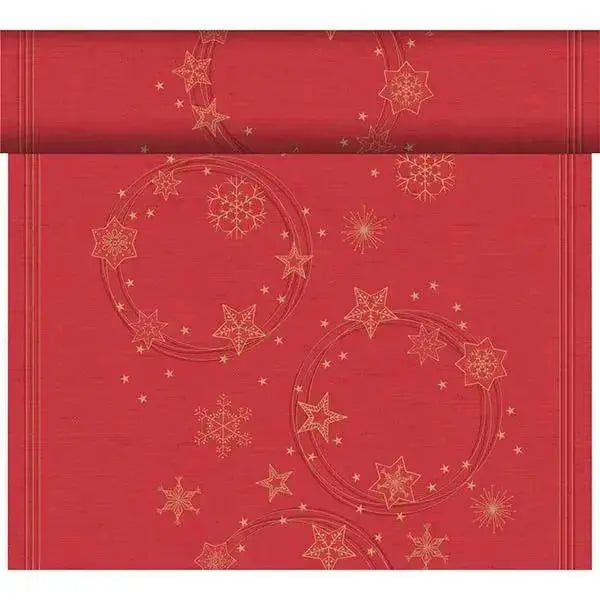 Duni Star Shine Red Dunicel Tete a Tete 0.4x24m