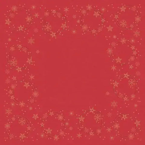 Duni Star Shine Red Slipcover Dunisilk 84x84cm