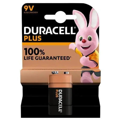 Duracell Plus 9V 1 Pack (Case of 10)
