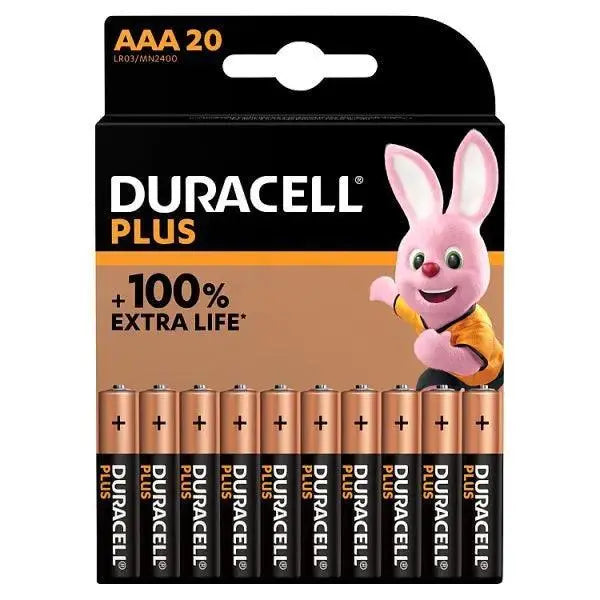 Duracell Plus AAA 20pk (Case of 10)