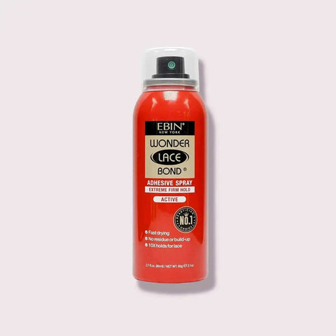 EBIN Wonder Lace Bond Adhesive Spray Active – Extreme Firm Hold 2.7oz/ 80ml