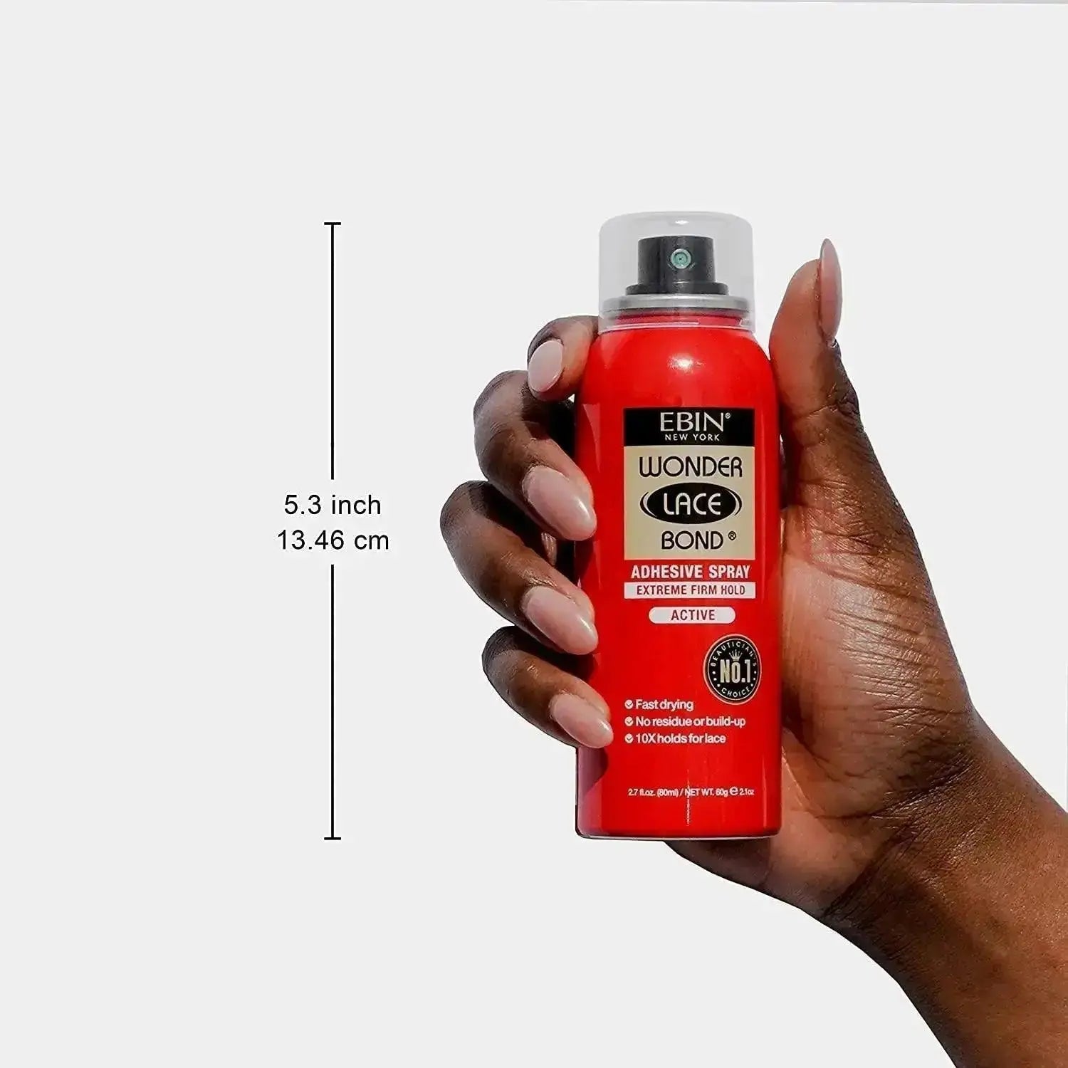 EBIN Wonder Lace Bond Adhesive Spray Active – Extreme Firm Hold 2.7oz/ 80ml