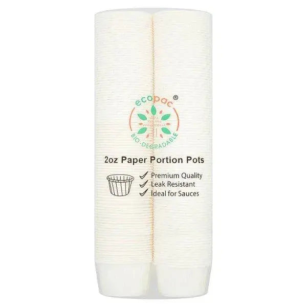 Ecopac 2oz Paper Portion Pots