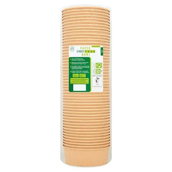 Ecopac 50 Paper Street Food Bowl
