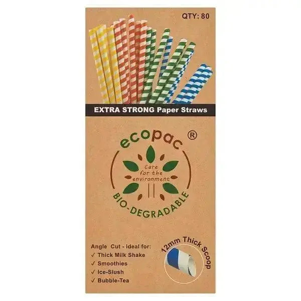 Ecopac 80 Extra Strong Paper Straw