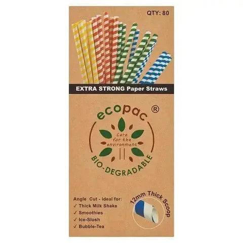 Ecopac 80 Extra Strong Paper Straw