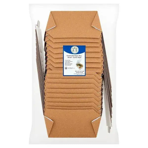 Ecopac Small Hot Food Box 20 Per Pack